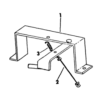Mower Brake Diagram and Parts List for CADET85 (87-0340027U-0340031U-0340034U)(1975 & Since) Cub Cadet Lawn Tractor